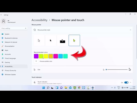 How To Change Mouse Pointer Color In Windows 11