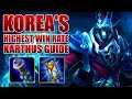 OP KOREAN HIGHEST WIN RATE KARTHUS GUIDE [ League of Legends ]