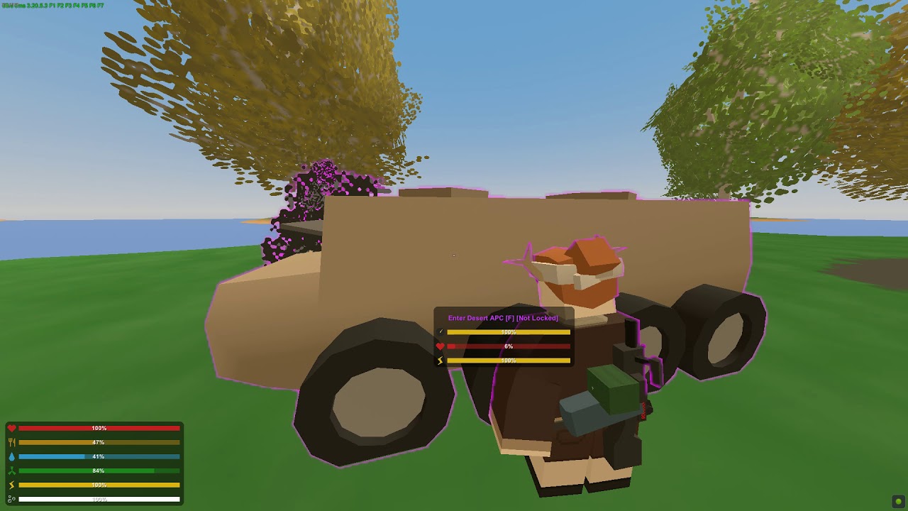 Unturned Bug / repair the exploding vehicle YouTube