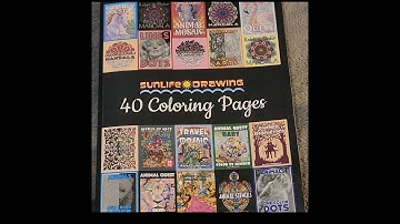 Sunlife Drawing 40 Coloring Pages Completed Flip through