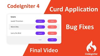 Codeigniter 4 CRUD Application in Hindi (Bug Fixes) - Part 4