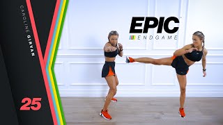 KNOCKOUT HIIT Cardio Full Body Workout | EPIC Endgame Day 25