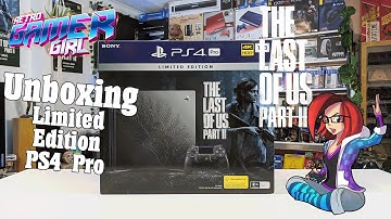 The Last of Us Part II PS4 Pro Limited Edition Console Unboxing | Retro Gamer Girl