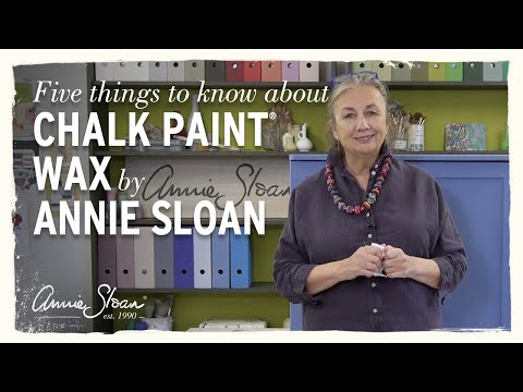 How to create a textured look using wet Chalk Paint® Wax 