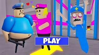 SECRET UPDATE - BARRY'S FALL IN LOVE WITH POLICE GIRL? SCARY OBBY ROBLOX #roblox #obby