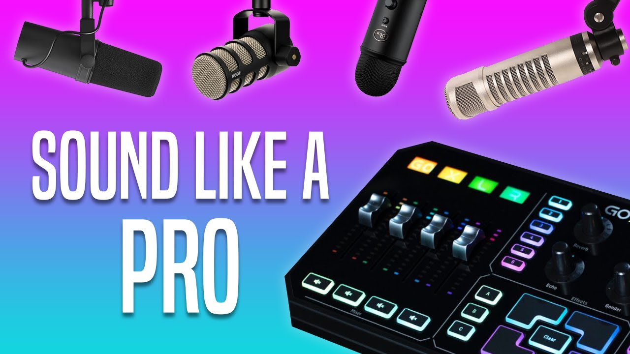 The BEST GoXLR Mini Microphone Settings for ANY voice 2021! 