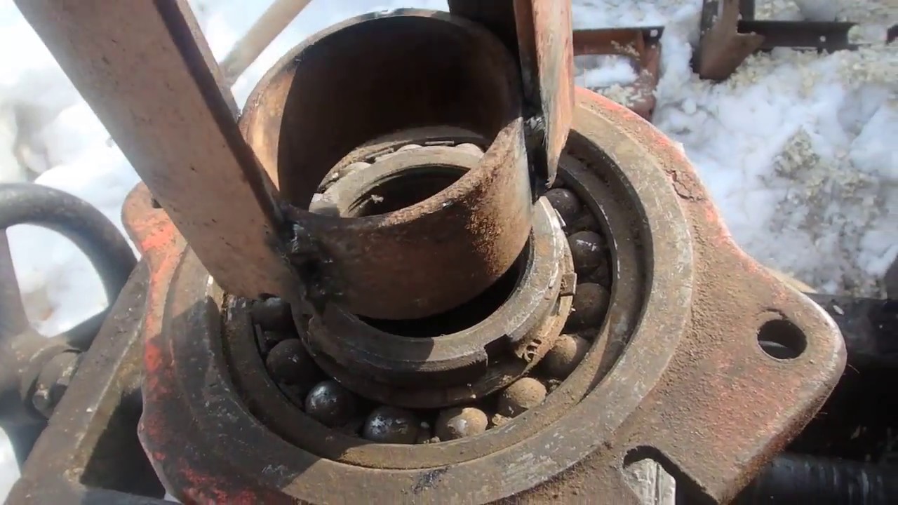 Самодельный ударный съёмник , для сбития цанги на валу молотильного ...