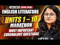 UGC NET English Literature June 2026 | Units 1–10 Full Marathon | Chronology Questions #pwugcnet