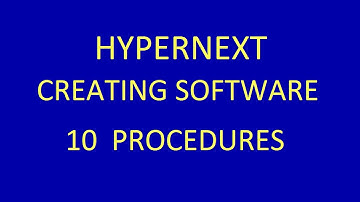 10 HyperNext: Procedures