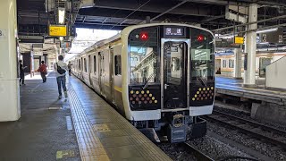 E131系600番台配給輸送高崎駅入線