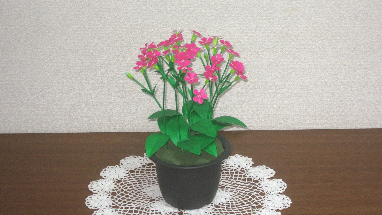 Primrose [Origami Art] ~With Explanation~ I tried making a
