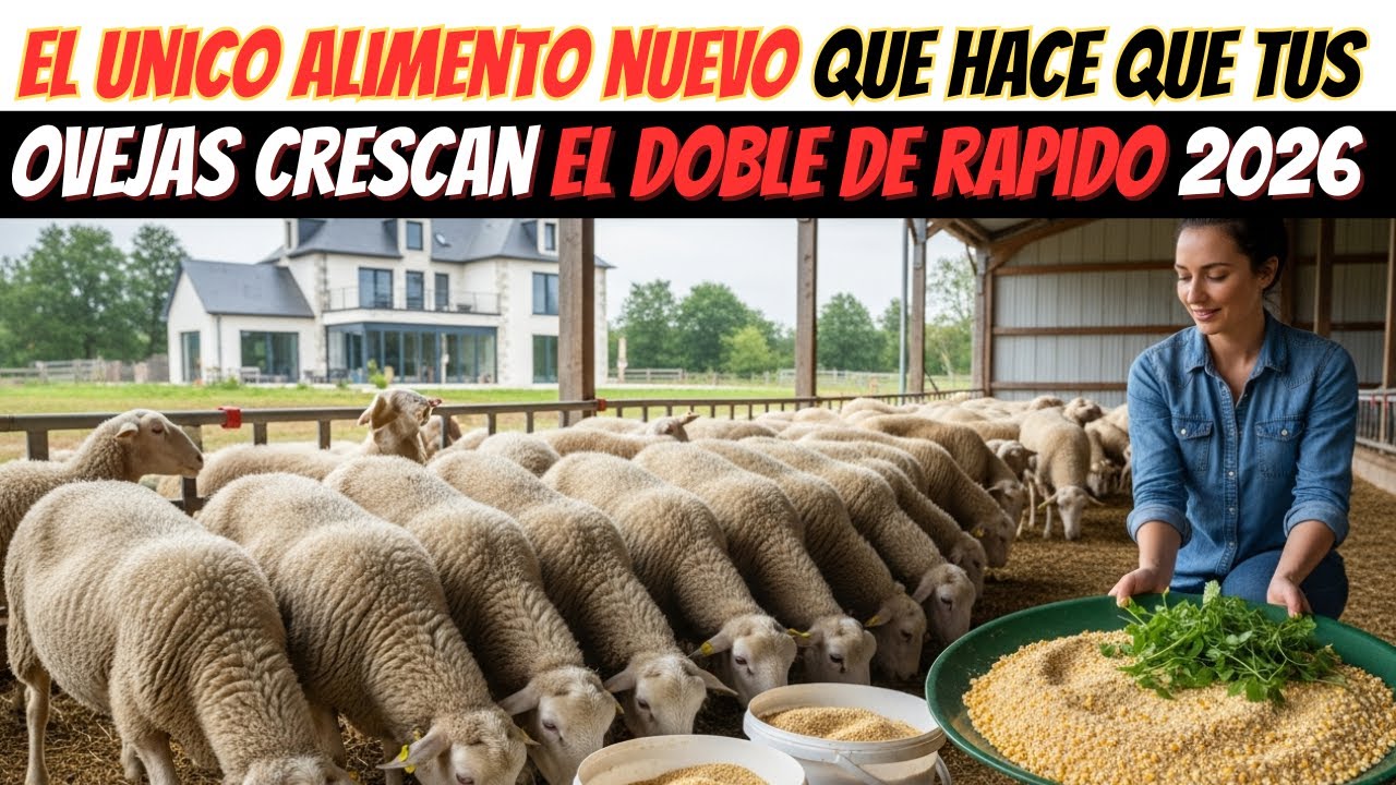 Este Concentrado Casero De 6 Ingredientes HACE QUE TUS OVEJAS CRESCAN RAPIDO Receta COMPLETA