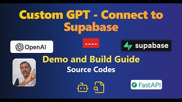 How to connect ChatGPT to Supabase in 10 mins. Step by Step Guide + Codes
