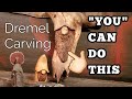 Dremel Wood carving a Driftwood Gnome ANYONE CAN DO. Step by Step