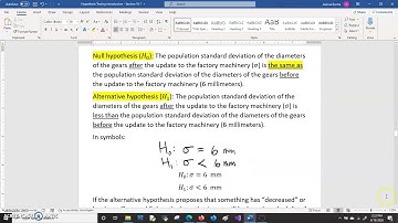 Introduction to Hypothesis Testing Part 2