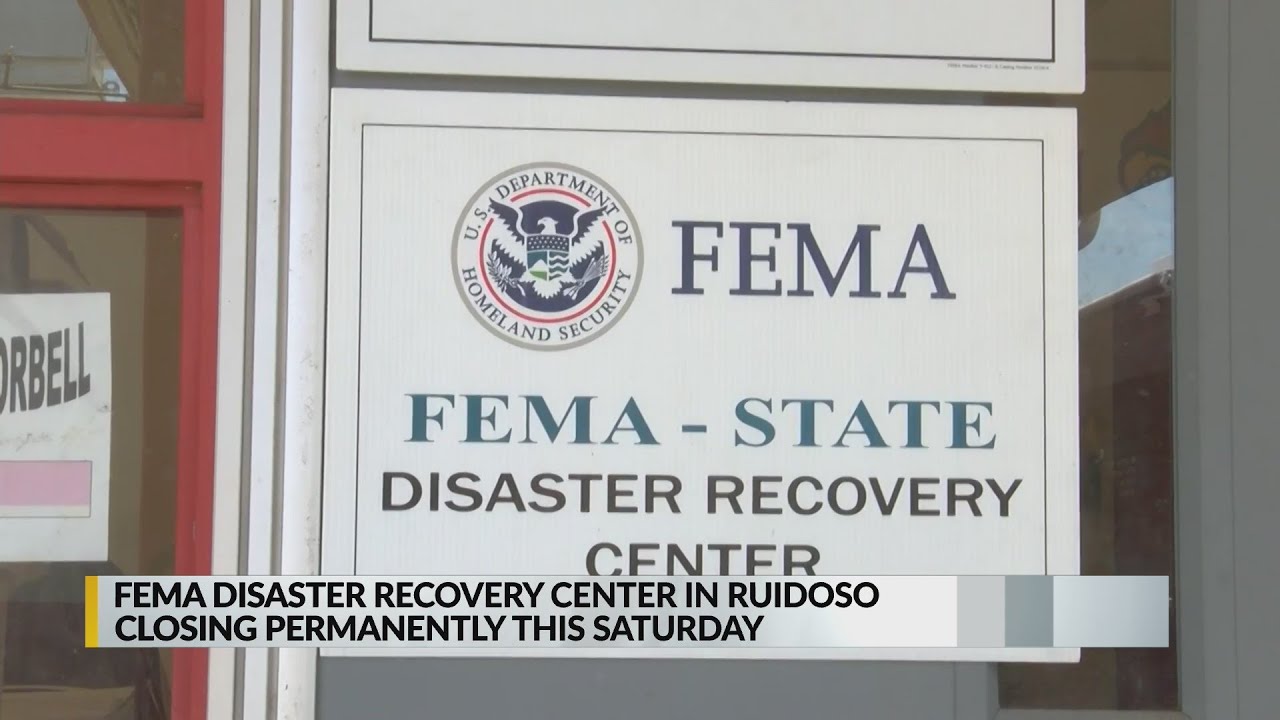 FEMA disaster recovery center in Ruidoso is closing - YouTube