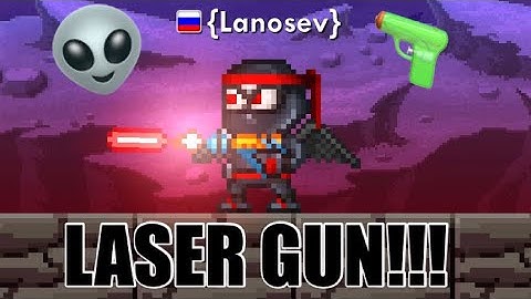 LASER GUN IN PIXEL WORLDS!!! (Arasaka LLP-X5!) | Pixel Worlds
