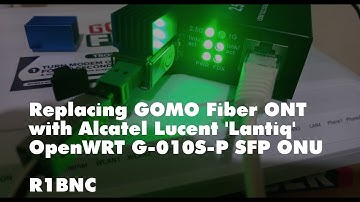 Replacing ISP ONT (GOMO Fiber Router/modem) with Alcatel Lucent OpenWRT G-010S-P