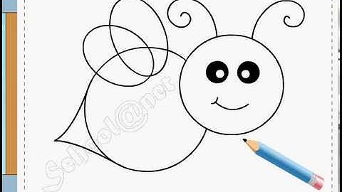 BÉ HỌA SĨ - Thực hành tập vẽ 32: Vẽ con ong