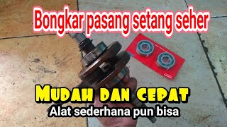 cara bongkar pasang setang seher Supra 125#tutorial