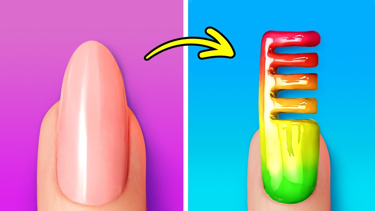 TRENDY BEAUTY COMPILATION | Super Cool Nail Design Ideas, Hair Dyeing And Makeup Hacks