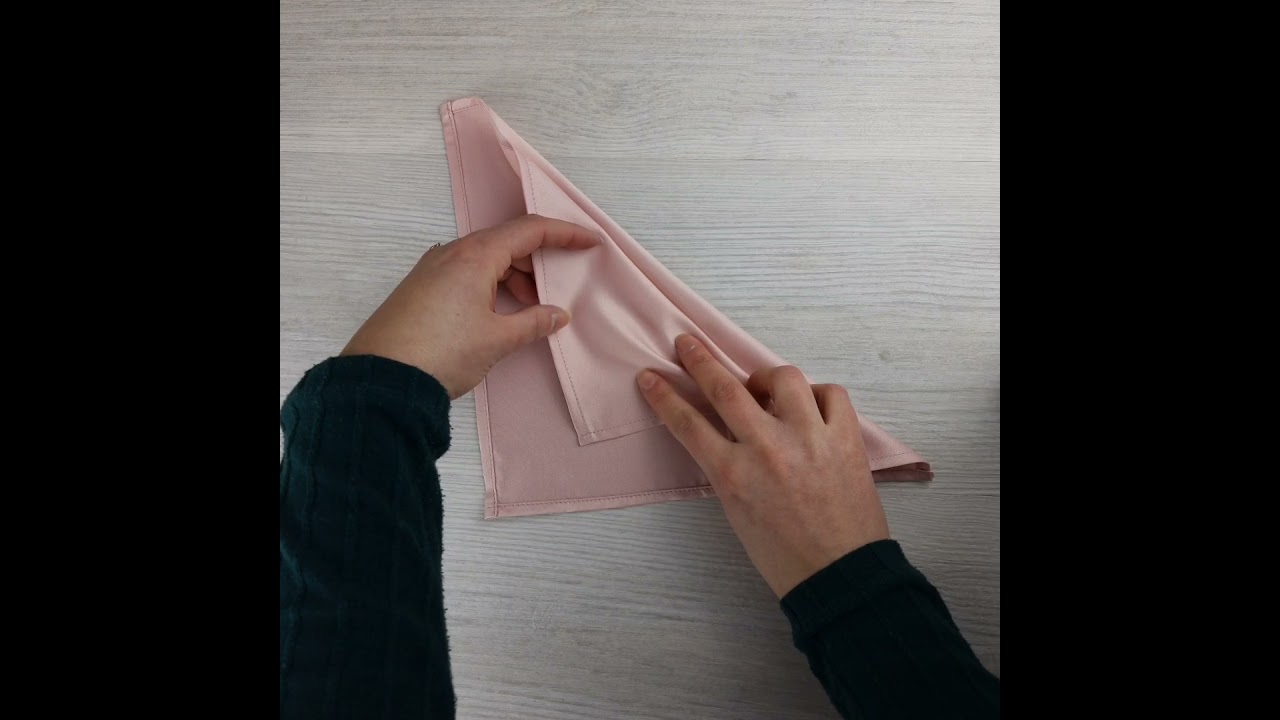 The Stairs Pocket Square Fold