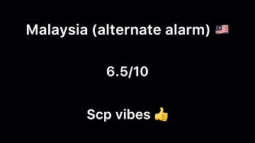 Rating EAS alarms by how scary they are Part 6!