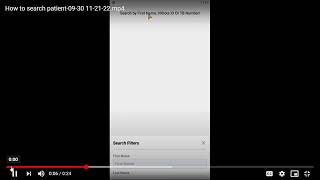 Everwell Hub Phone App: Search for a Patient screenshot 1
