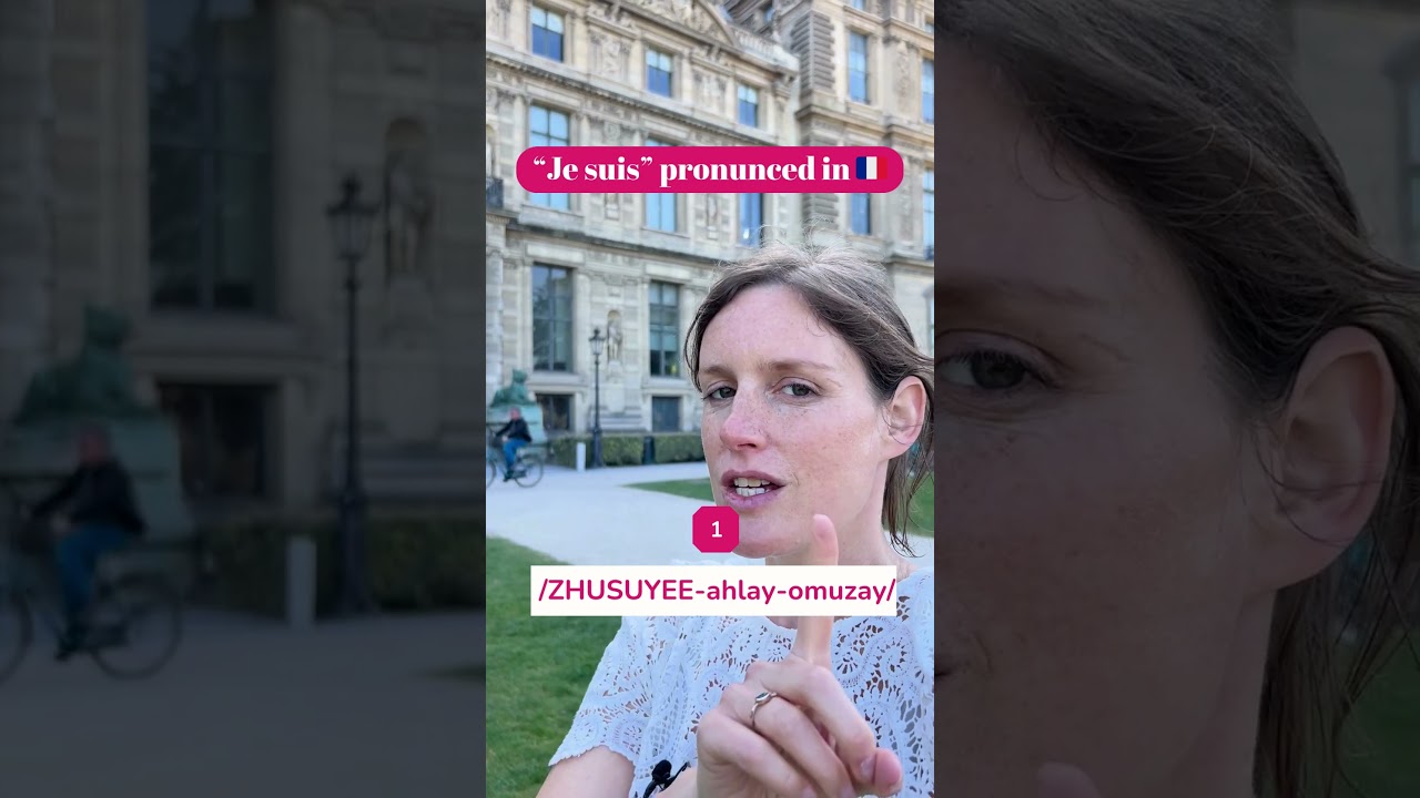 "Je suis" pronunced in French