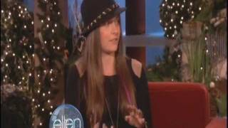 Paris Jackson on the "Ellen" (Degeneres) Show..Thursday, December 15th, 2011