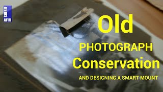 Restoration and conservation of Antique Photograph and Making Multi Layers Mount