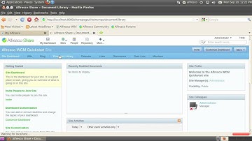 Alfresco Web Quick Start Part 2