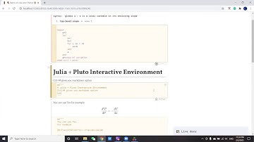 Demo interactive plots Julia+Pluto