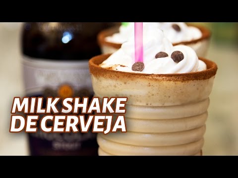 Como Fazer Milk Shake de Cerveja