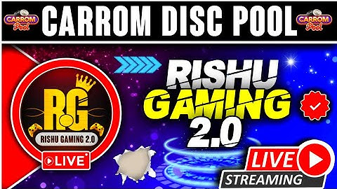 Rishu Gaming 2.0 is live! Welcome all Friend CARROM POOL live stream 🤔 Auto hack