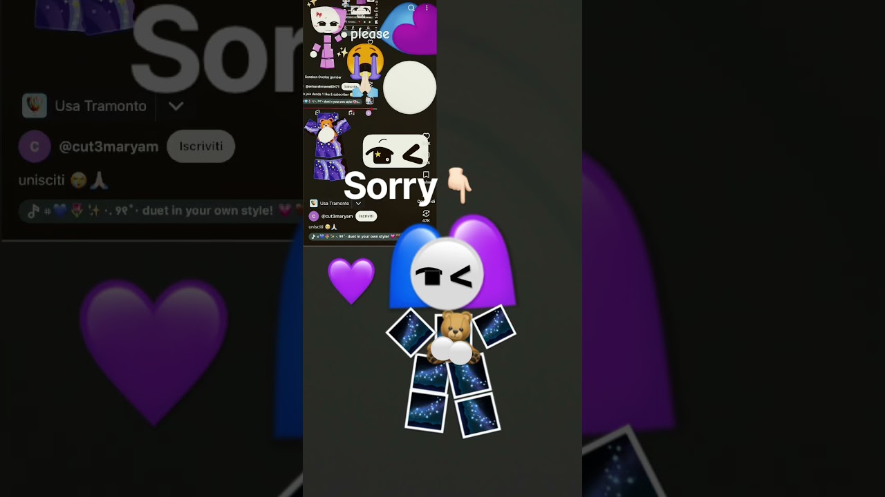 ꕤ ⋰ ᴛʜᴀɴᴋ ʏᴏᴜ ⚮̈ .゜ Sorry😞 - YouTube