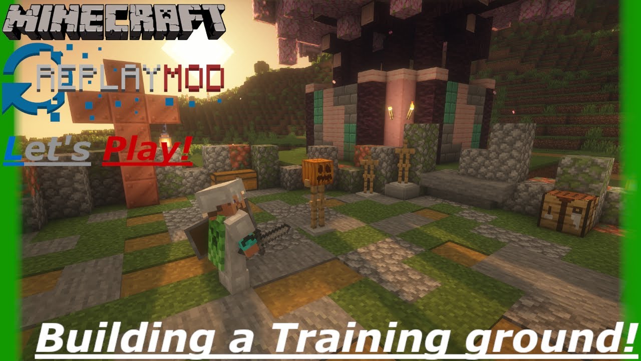 Minecraft: Building a Training ground! [Replay Lets Play S1 E27] - YouTube