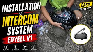 installation of intercom system | Edyell V1 | multi Group connectivity | #intercom #helmetintercom