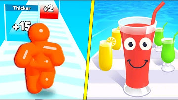 🟢 🟡Tall Man Run Vs Juice Run  Rush All Levels Gameplay Walkthrough 4K NO 48