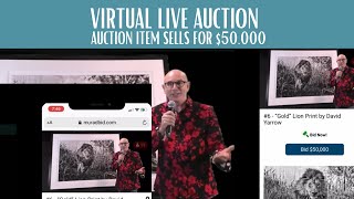 Virtual Live Auction In Action Using Murad Auctions' Live Auction Software screenshot 5