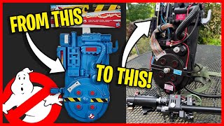 Incredible mod turns Ghostbusters Proton Pack toy into a scaled-down prop replica