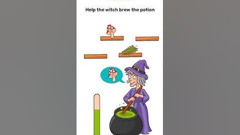 Brain Blow Level 382 Help the Witch brew the potion _ Brain Blow New update 2021