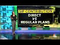 Share of sip contribution direct vs regular plans  n18v  cnbc tv18