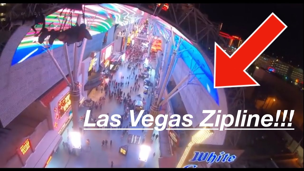 LAS VEGAS ZIPLINE! Fremont Street Experience. Insanely Fun! YouTube