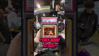 CHARIZARD HOLY GRAIL NEGOTIATION!! #flippingcardboard #vendorpov #collectacon #buyerpov
