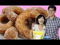 Wee and Tee Make: Korean Donuts - Cooking with My Brother