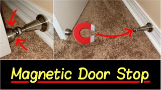 ✅Best Magnetic Door Stopper with Soft Catch to Keep Door Open DIY Install HD Review screenshot 5