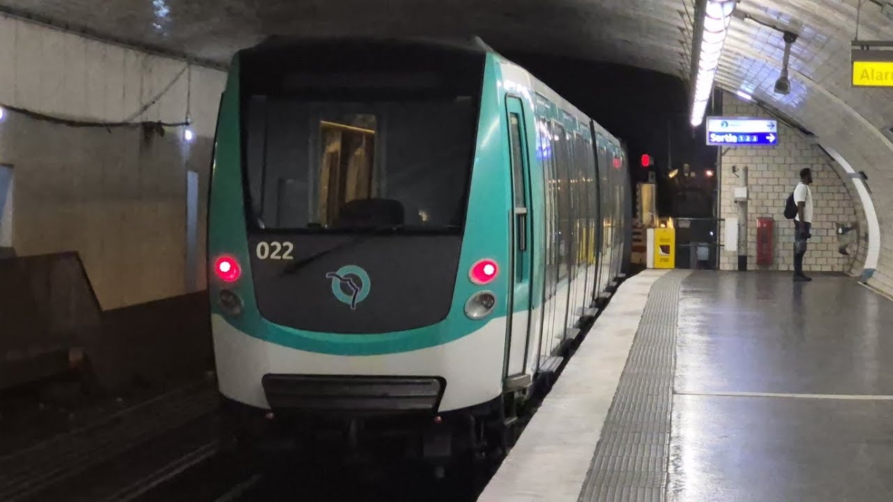 Métro Paris | Mitfahrt in der kompletten M2 von Nation bis Porte Dauphine im MF01