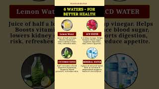 Best Detox Waters for Better Health | Healthy Waters You Should Drink Daily #healthylifestyle
