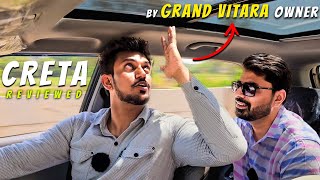 Creta 2024 Reviewed by Grand Vitara Owner shocking  Reactions || Grand Vitara vs Creta 2024 Facelif